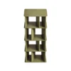 Minimal Vertical Bookcase Unit Color: Olive